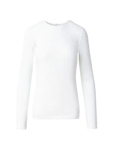Akris punto Women's Mesh Jersey Crewneck Top | Thumbnail 1 Akris punto Women's Mesh Jersey Crewneck Top | Thumbnail 1