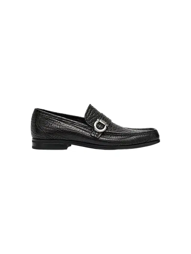 Men's Caspian 2 Leather Moc-Toe Loafers - Black Men's Caspian 2 Leather Moc-Toe Loafers - Black
