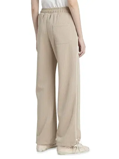Golden Goose Women's Star Pinstriped Joggers - Khaki - Size XXS | Thumbnail 6 Golden Goose Women's Star Pinstriped Joggers - Khaki - Size XXS | Thumbnail 6