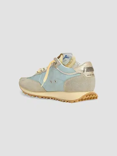 Golden Goose Men's Running Marathon Nylon & Suede Sneakers - Blue | Thumbnail 4 Golden Goose Men's Running Marathon Nylon & Suede Sneakers - Blue | Thumbnail 4