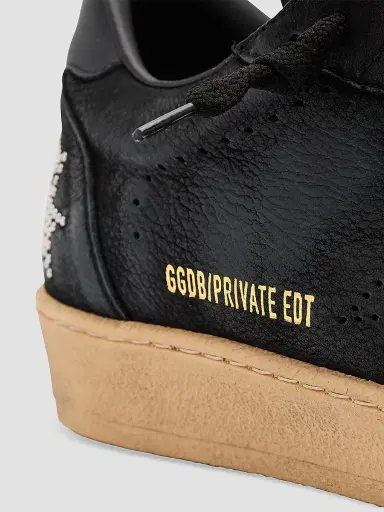 Golden Goose Men's Ball Star Leather Low-Top Sneakers - Black | Thumbnail 6 Golden Goose Men's Ball Star Leather Low-Top Sneakers - Black | Thumbnail 6