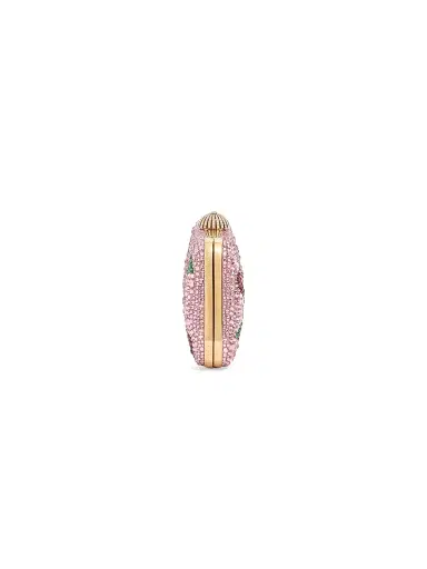 Valentino Garavani Women's Carry Secrets Minaudiere Clutch with Cherryfic Rhinestone Motif - Pink | Thumbnail 5 Valentino Garavani Women's Carry Secrets Minaudiere Clutch with Cherryfic Rhinestone Motif - Pink | Thumbnail 5