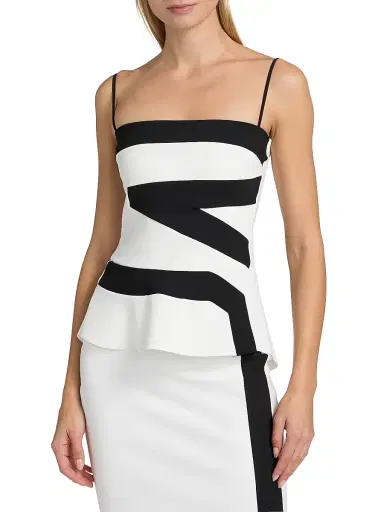 Chiara Boni La Petite Robe Women's Gabry Striped Strapless Top | Thumbnail 6 Chiara Boni La Petite Robe Women's Gabry Striped Strapless Top | Thumbnail 6