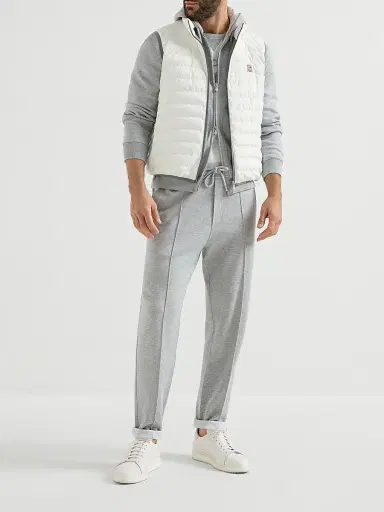 Brunello Cucinelli Men's Cotton Jersey T-Shirt with Print - Off White | Thumbnail 6 Brunello Cucinelli Men's Cotton Jersey T-Shirt with Print - Off White | Thumbnail 6