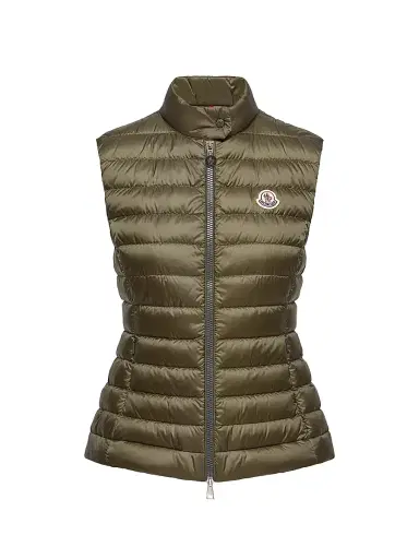 Moncler Women's Igens Puffer Vest - Olive Green - Size XXL | Thumbnail 1 Moncler Women's Igens Puffer Vest - Olive Green - Size XXL | Thumbnail 1