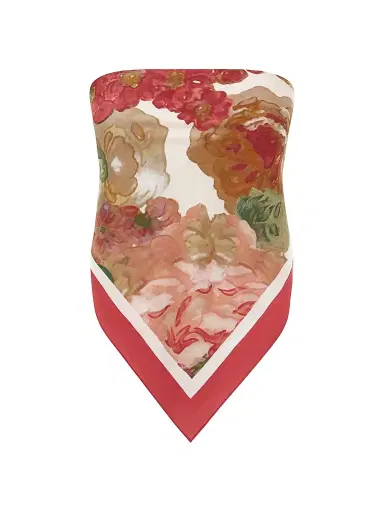 Peony Women's Tapestry Signature Printed Scarf | Thumbnail 1 Peony Women's Tapestry Signature Printed Scarf | Thumbnail 1