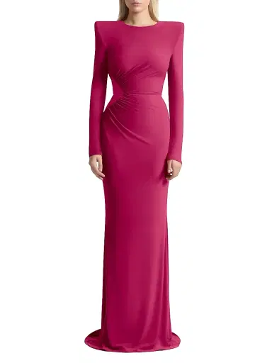 Zhivago Women's Echoes Of Self Ruched Body-Con Gown | Thumbnail 2 Zhivago Women's Echoes Of Self Ruched Body-Con Gown | Thumbnail 2