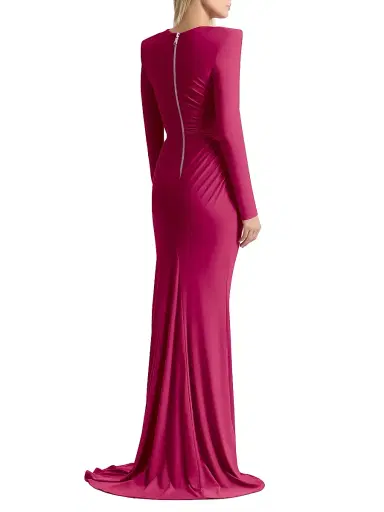 Zhivago Women's Echoes Of Self Ruched Body-Con Gown | Thumbnail 4 Zhivago Women's Echoes Of Self Ruched Body-Con Gown | Thumbnail 4