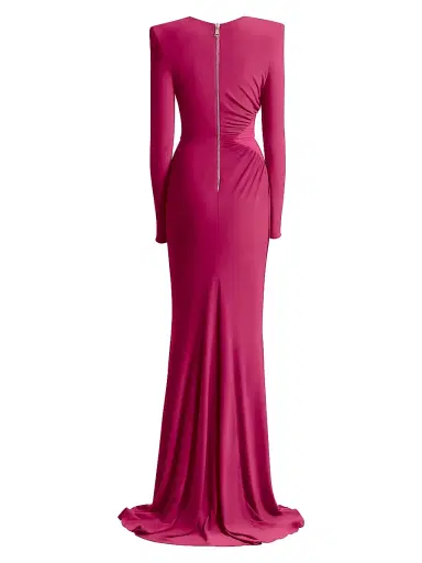 Zhivago Women's Echoes Of Self Ruched Body-Con Gown | Thumbnail 5 Zhivago Women's Echoes Of Self Ruched Body-Con Gown | Thumbnail 5