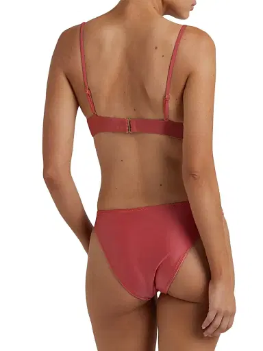 Peony Women's Tapestry Everlasting Ruched Balconette Bikini Top - Rose | Thumbnail 4 Peony Women's Tapestry Everlasting Ruched Balconette Bikini Top - Rose | Thumbnail 4