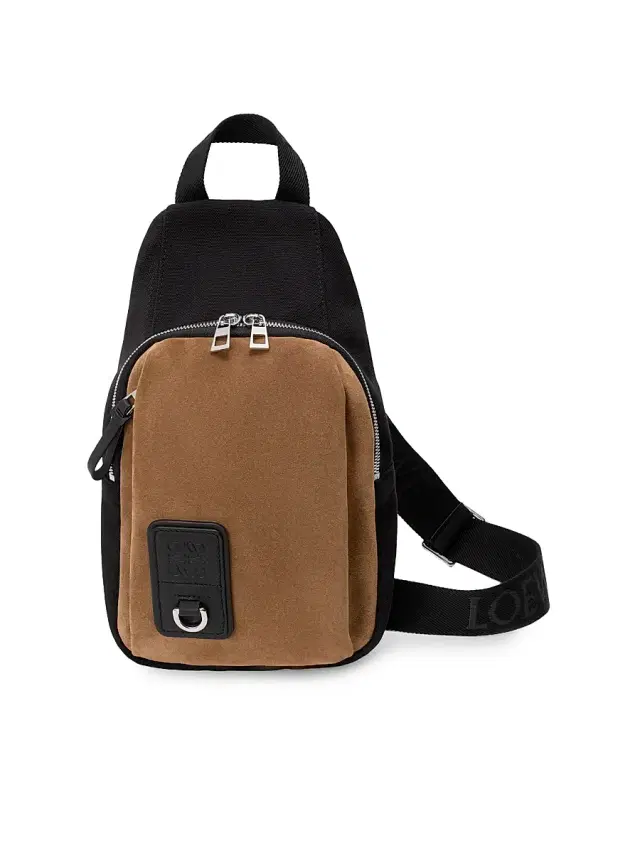 Men's Flex Sling Bag - Black Dark Gold Men's Flex Sling Bag - Black Dark Gold