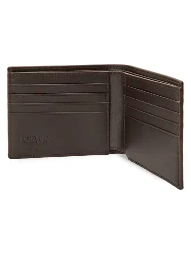 Loewe Men's Panta Leather Bifold Wallet - Vintage Brown | Thumbnail 3 Loewe Men's Panta Leather Bifold Wallet - Vintage Brown | Thumbnail 3