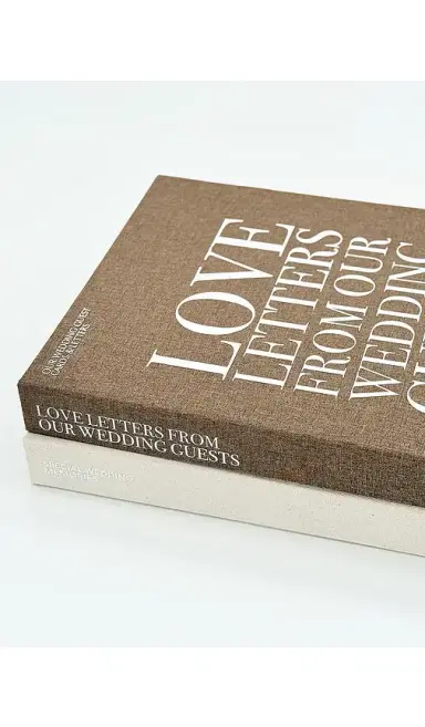 The Ceremony Club Wedding Guest Love Letters Keepsake Book Box | Thumbnail 2 The Ceremony Club Wedding Guest Love Letters Keepsake Book Box | Thumbnail 2