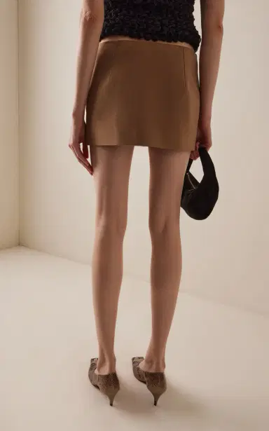 Khaite Jett Suede Mini Skirt | Thumbnail 4 Khaite Jett Suede Mini Skirt | Thumbnail 4