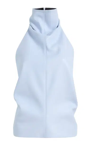 Khaite Rone Plonge Leather Top | Thumbnail 1 Khaite Rone Plonge Leather Top | Thumbnail 1