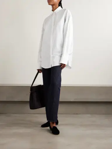 TOTEME Striped Cotton Shirt | Thumbnail 2 TOTEME Striped Cotton Shirt | Thumbnail 2