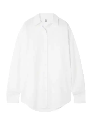 TOTEME Striped Cotton Shirt | Thumbnail 1 TOTEME Striped Cotton Shirt | Thumbnail 1