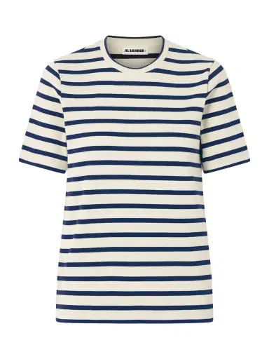 Jil Sander Striped Cotton T-shirt | Thumbnail 1 Jil Sander Striped Cotton T-shirt | Thumbnail 1