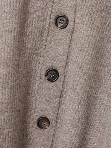 Brunello Cucinelli Metallic Ribbed-knit Cardigan | Thumbnail 5 Brunello Cucinelli Metallic Ribbed-knit Cardigan | Thumbnail 5