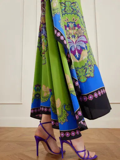 La DoubleJ Magic Cape-effect Printed Silk Crepe De Chine Maxi Dress | Thumbnail 5 La DoubleJ Magic Cape-effect Printed Silk Crepe De Chine Maxi Dress | Thumbnail 5