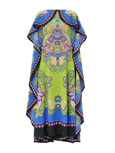 La DoubleJ Magic Cape-effect Printed Silk Crepe De Chine Maxi Dress | Thumbnail 1 La DoubleJ Magic Cape-effect Printed Silk Crepe De Chine Maxi Dress | Thumbnail 1