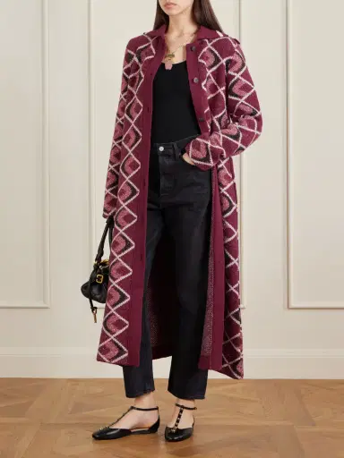 La DoubleJ Jacquard-knit Coat | Thumbnail 2 La DoubleJ Jacquard-knit Coat | Thumbnail 2