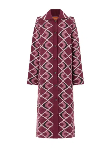 La DoubleJ Jacquard-knit Coat | Thumbnail 1 La DoubleJ Jacquard-knit Coat | Thumbnail 1