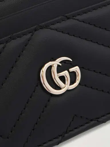 Gucci Gg Marmont Quilted Leather Cardholder | Thumbnail 3 Gucci Gg Marmont Quilted Leather Cardholder | Thumbnail 3