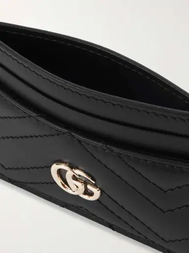 Gucci Gg Marmont Quilted Leather Cardholder | Thumbnail 4 Gucci Gg Marmont Quilted Leather Cardholder | Thumbnail 4