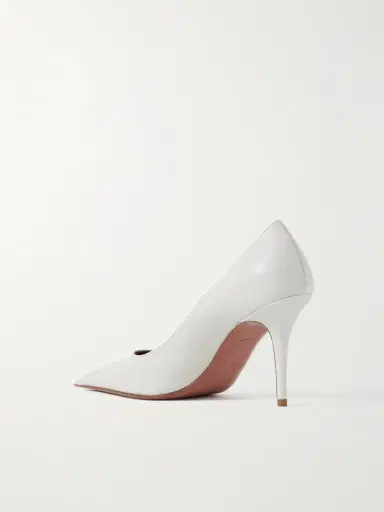 Amina Muaddi Barbara Leather Pumps | Thumbnail 3 Amina Muaddi Barbara Leather Pumps | Thumbnail 3