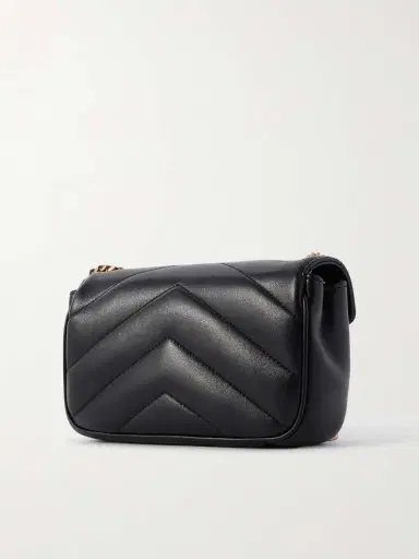 Saint Laurent Loulou Mini Matelassé Leather Shoulder Bag | Thumbnail 3 Saint Laurent Loulou Mini Matelassé Leather Shoulder Bag | Thumbnail 3