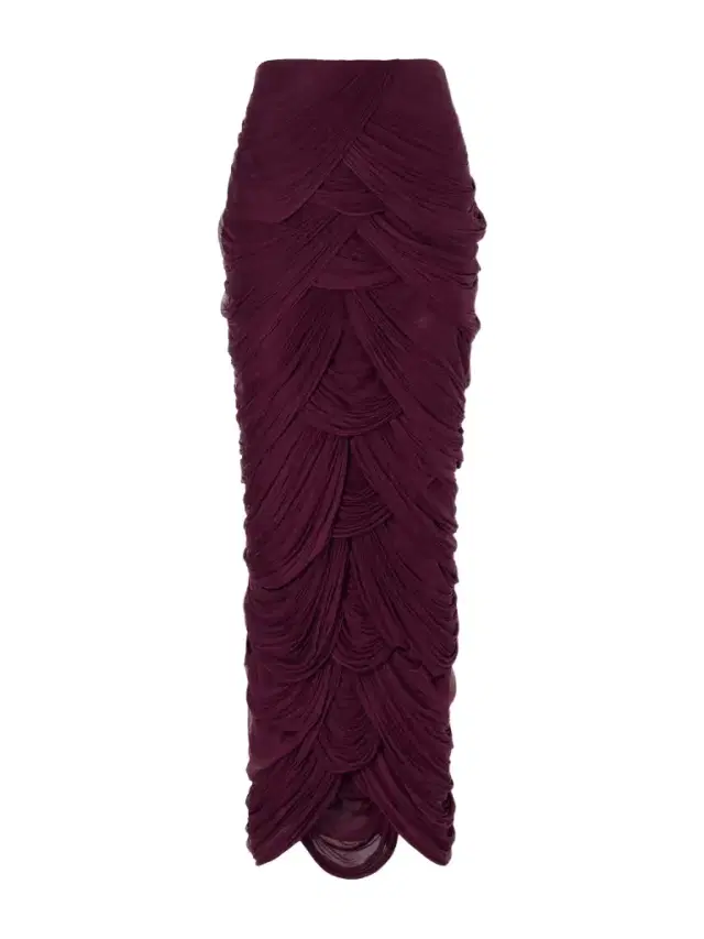 Cosette Draped Tulle Maxi Skirt Cosette Draped Tulle Maxi Skirt