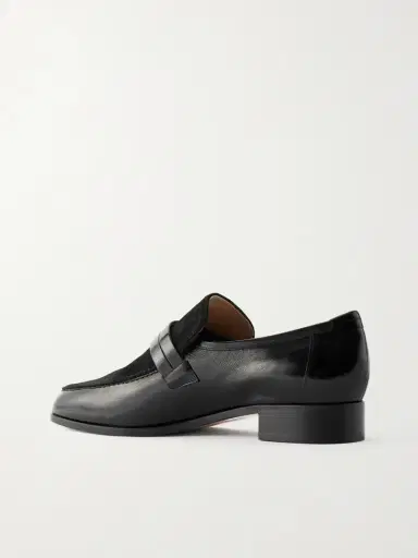 Jamie Haller Mod Calf Hair And Glossed-leather Loafers | Thumbnail 3 Jamie Haller Mod Calf Hair And Glossed-leather Loafers | Thumbnail 3