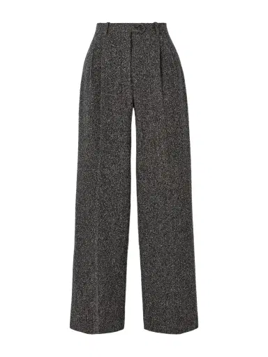 The Row Virgil Silk, Wool And Cotton-blend Straight-leg Pants | Thumbnail 1 The Row Virgil Silk, Wool And Cotton-blend Straight-leg Pants | Thumbnail 1