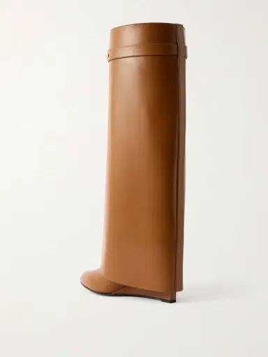 Givenchy Shark Leather Knee Boots | Thumbnail 3 Givenchy Shark Leather Knee Boots | Thumbnail 3
