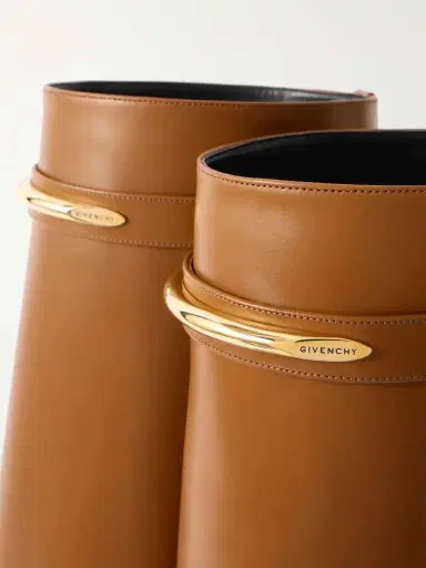 Givenchy Shark Leather Knee Boots | Thumbnail 5 Givenchy Shark Leather Knee Boots | Thumbnail 5