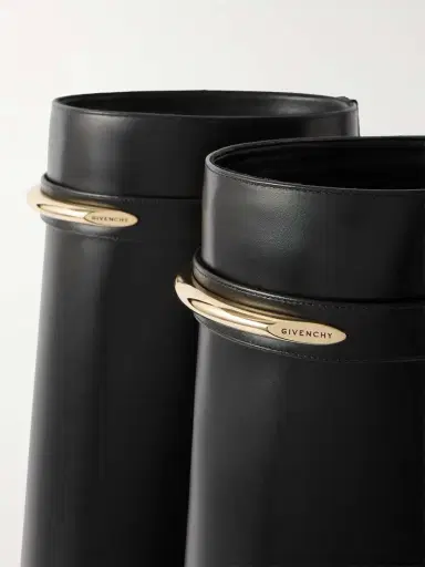 Givenchy Shark Leather Knee Boots | Thumbnail 5 Givenchy Shark Leather Knee Boots | Thumbnail 5