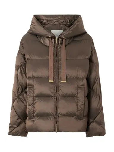 Max Mara The Cube Hooded Quilted Shell Down Jacket | Thumbnail 1 Max Mara The Cube Hooded Quilted Shell Down Jacket | Thumbnail 1