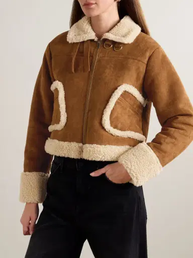 Mother The On Thin Ice Cropped Fleece Jacket | Thumbnail 3 Mother The On Thin Ice Cropped Fleece Jacket | Thumbnail 3