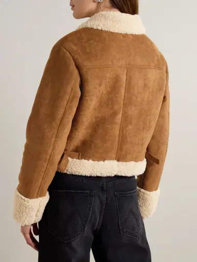 Mother The On Thin Ice Cropped Fleece Jacket | Thumbnail 4 Mother The On Thin Ice Cropped Fleece Jacket | Thumbnail 4