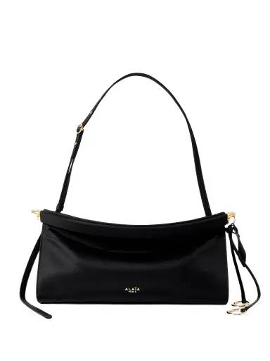 Alaïa Le Click E/w Medium Satin-twill Shoulder Bag | Thumbnail 1 Alaïa Le Click E/w Medium Satin-twill Shoulder Bag | Thumbnail 1
