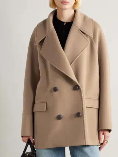 Loewe Double-breasted Wool Coat | Thumbnail 3 Loewe Double-breasted Wool Coat | Thumbnail 3
