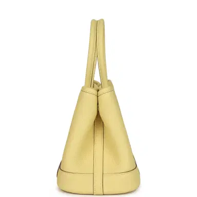 HERMÈS Hermes Garden Party Neo 23 Jaune Poussin Togo Palladium Hardware | Thumbnail 3 HERMÈS Hermes Garden Party Neo 23 Jaune Poussin Togo Palladium Hardware | Thumbnail 3