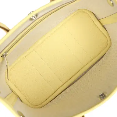HERMÈS Hermes Garden Party Neo 23 Jaune Poussin Togo Palladium Hardware | Thumbnail 7 HERMÈS Hermes Garden Party Neo 23 Jaune Poussin Togo Palladium Hardware | Thumbnail 7