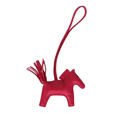 HERMÈS Hermes Rodeo Bag Charm PM Rose Mexico Milo Lambskin | Thumbnail 2 HERMÈS Hermes Rodeo Bag Charm PM Rose Mexico Milo Lambskin | Thumbnail 2