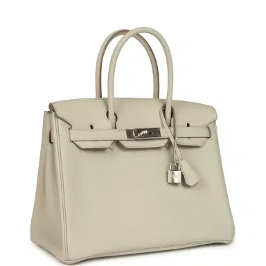 HERMÈS Pre-owned Hermes 3 en 1 Birkin 30 Beton Togo and Swift Palladium Hardware | Thumbnail 2 HERMÈS Pre-owned Hermes 3 en 1 Birkin 30 Beton Togo and Swift Palladium Hardware | Thumbnail 2