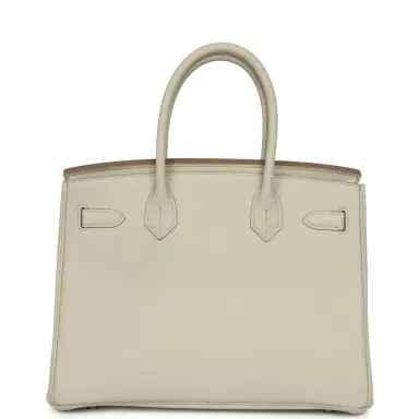 HERMÈS Pre-owned Hermes 3 en 1 Birkin 30 Beton Togo and Swift Palladium Hardware | Thumbnail 4 HERMÈS Pre-owned Hermes 3 en 1 Birkin 30 Beton Togo and Swift Palladium Hardware | Thumbnail 4