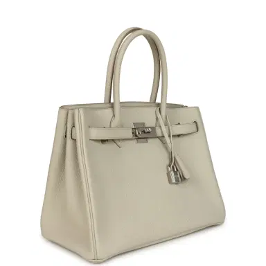 HERMÈS Pre-owned Hermes 3 en 1 Birkin 30 Beton Togo and Swift Palladium Hardware | Thumbnail 9 HERMÈS Pre-owned Hermes 3 en 1 Birkin 30 Beton Togo and Swift Palladium Hardware | Thumbnail 9