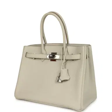 HERMÈS Pre-owned Hermes 3 en 1 Birkin 30 Beton Togo and Swift Palladium Hardware | Thumbnail 10 HERMÈS Pre-owned Hermes 3 en 1 Birkin 30 Beton Togo and Swift Palladium Hardware | Thumbnail 10