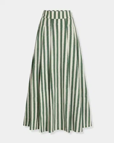 Emporio Sirenuse Flaminia Skirt in Ikat Stripes | Thumbnail 7 Emporio Sirenuse Flaminia Skirt in Ikat Stripes | Thumbnail 7